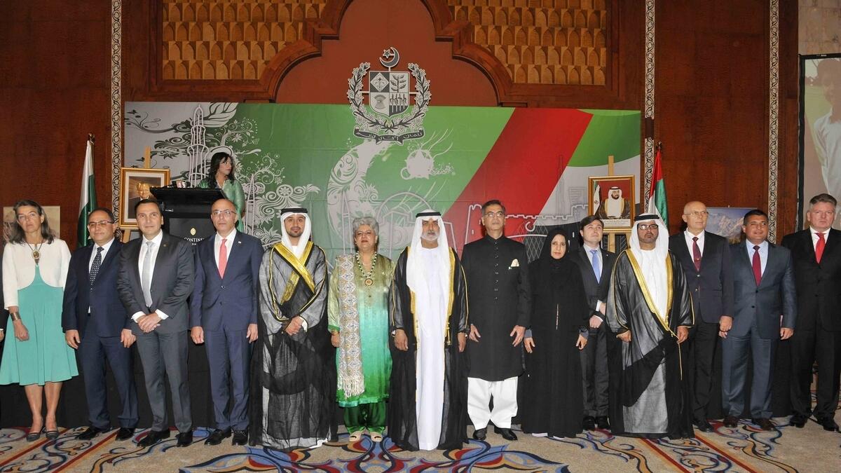 UAEs Minister of Tolerance attends Pakistani Embassy Republic Day reception
