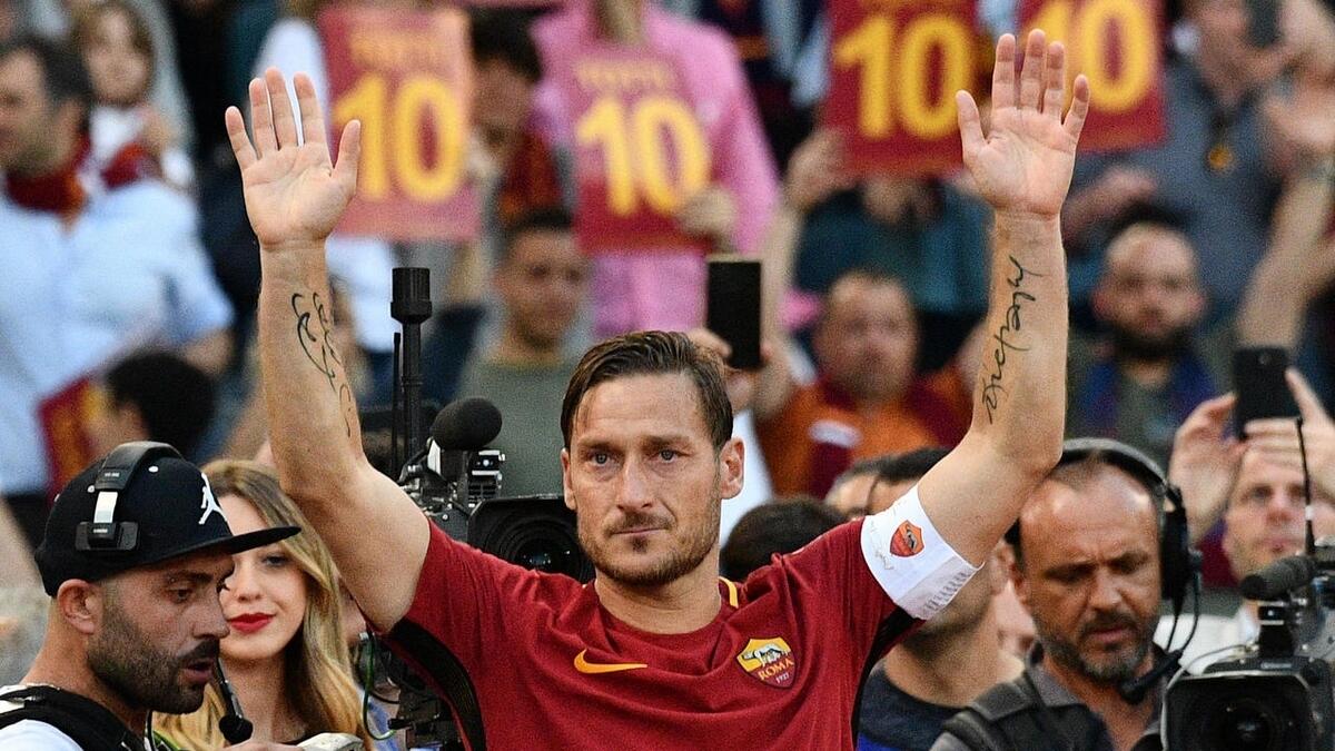 Italian superstar Francesco Totti spent 25 years at Roma as a player before moving upstairs to the boardroom.
