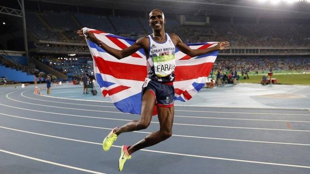 Britain's Olympic champion Mo Farah. - AFP file