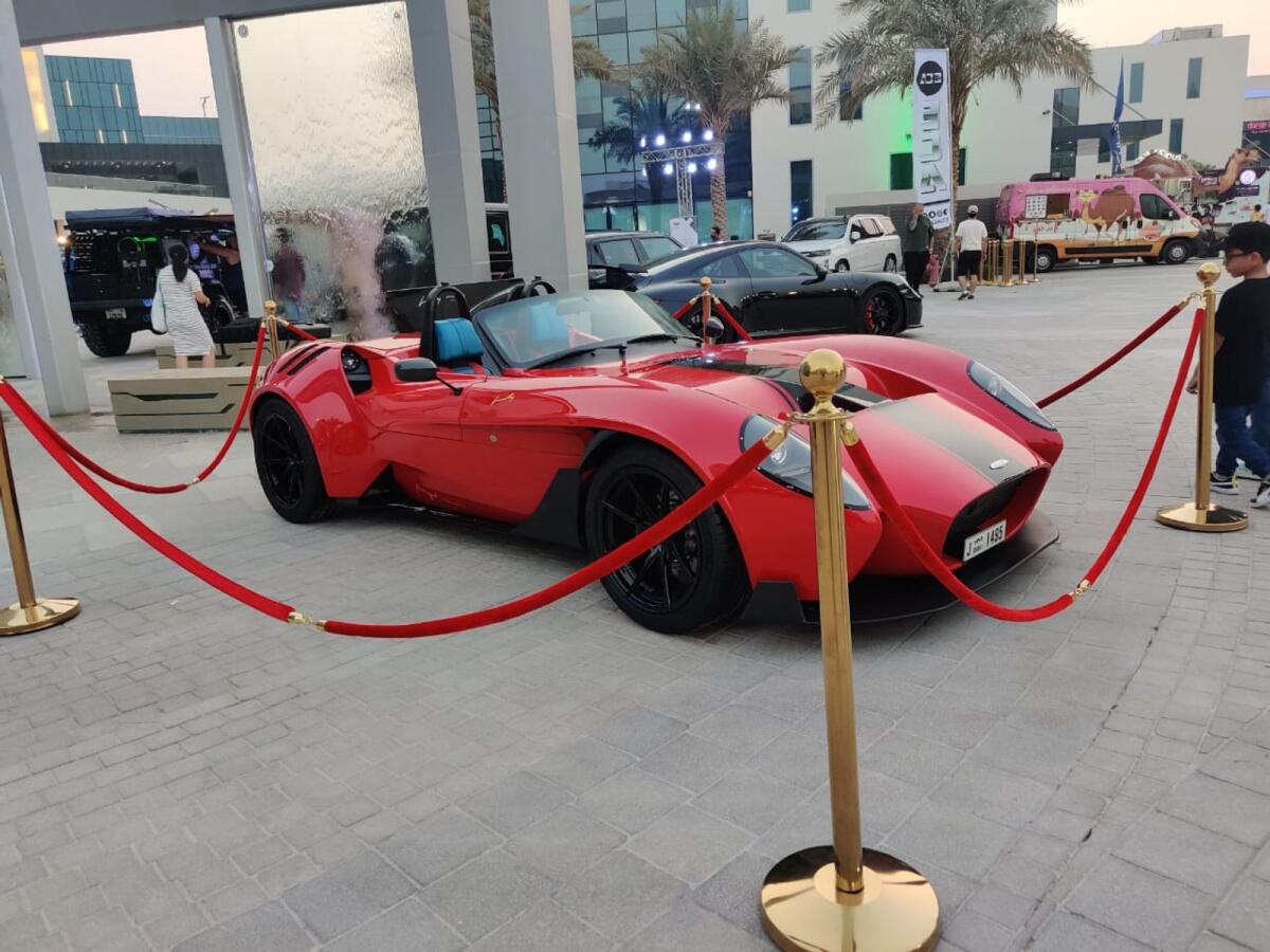 Emirati pride took the centerstage at the first ever Kandoura rally in Dubai. Photo: Supplied