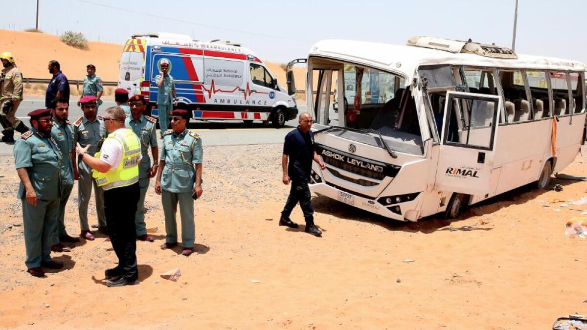Mohamed bin Zayed Road, road accident, ras Al Khaimah
