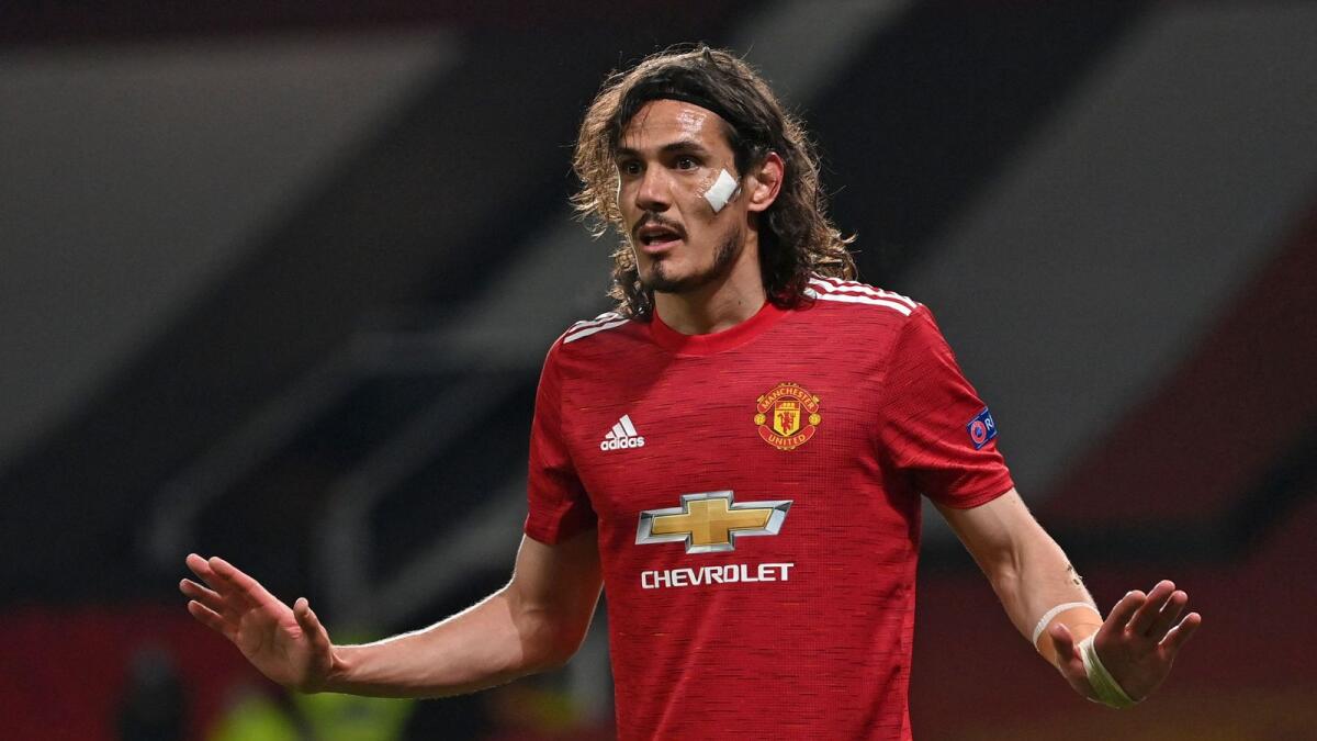 Edinson Cavani has scored 15 goals in his first season in England, including eight in his last seven games, to help United to second place in the Premier League and to the final of the Europa League. — AFP