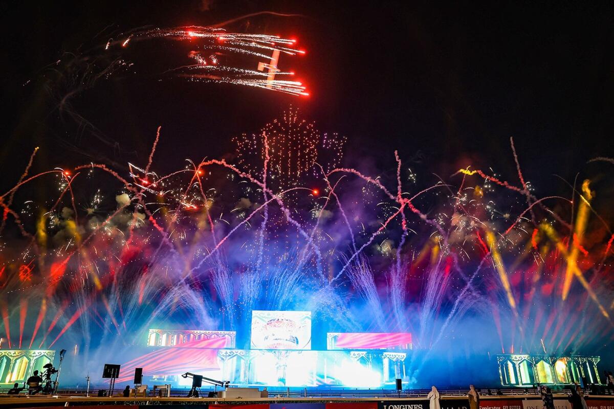 The closing ceremony of the 2024 Dubai World Cup on Saturday will take place Meydan racecourse and promises to be amazing show. - Supplied photo