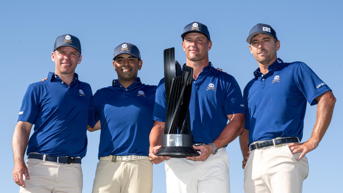 LIV Golf - Jeddah Team Champions, Crushers GC: left  to right: Paul Casey, Anirban Lahiri, Captain Bryson DeChambeau and Charles Howell III. - Supplied photo