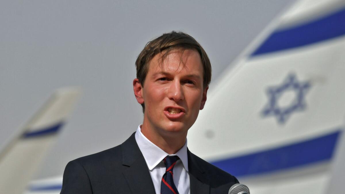 Jared Kushner is expected in Israel on Monday.