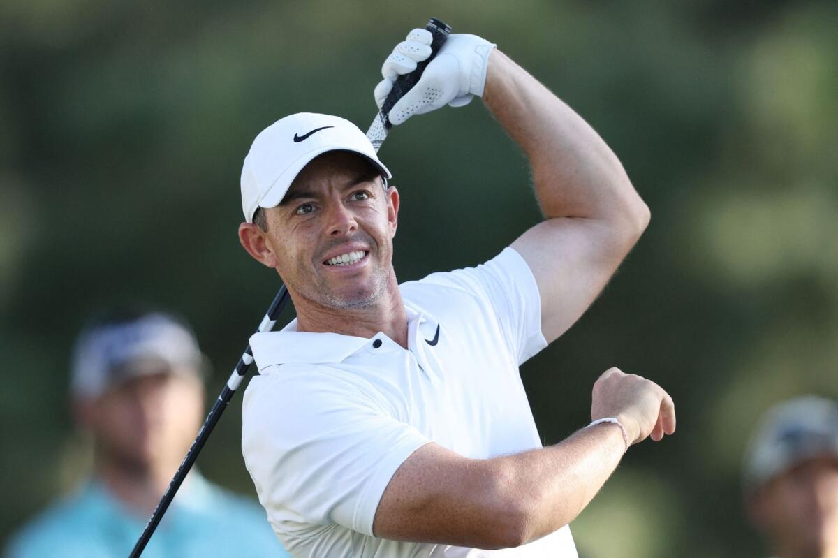 Rory McIlroy of Northern Ireland was tied 17th after round one at The Masters on Thursday. - AFP
