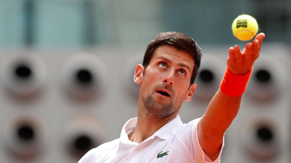 Novak Djokovic continues to cement his place in the history books. —  Reuters