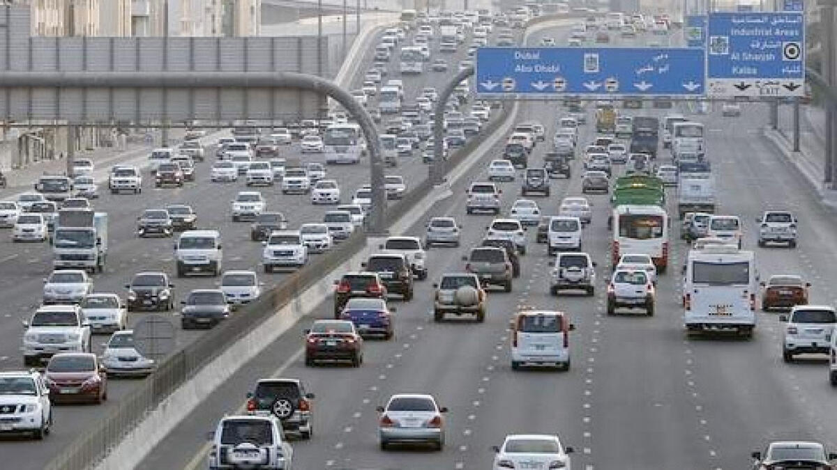 Five-vehicle crash causes delays on Sheikh Zayed Road