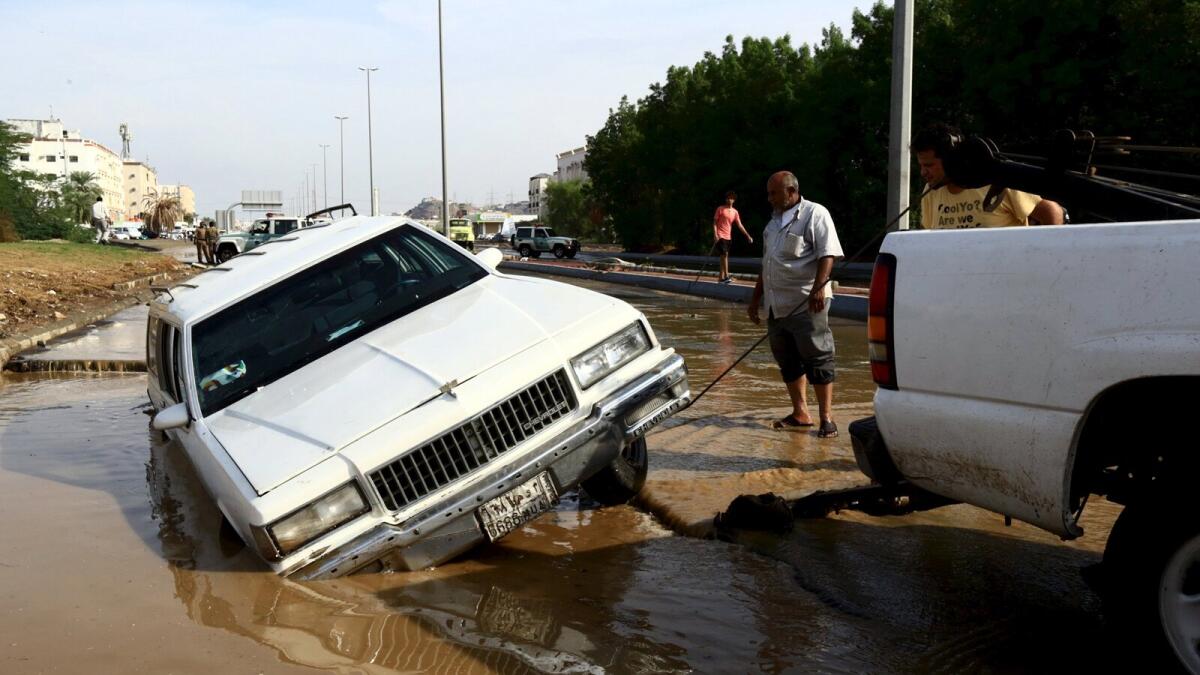 Saudi rain and flood  toll rises to eight