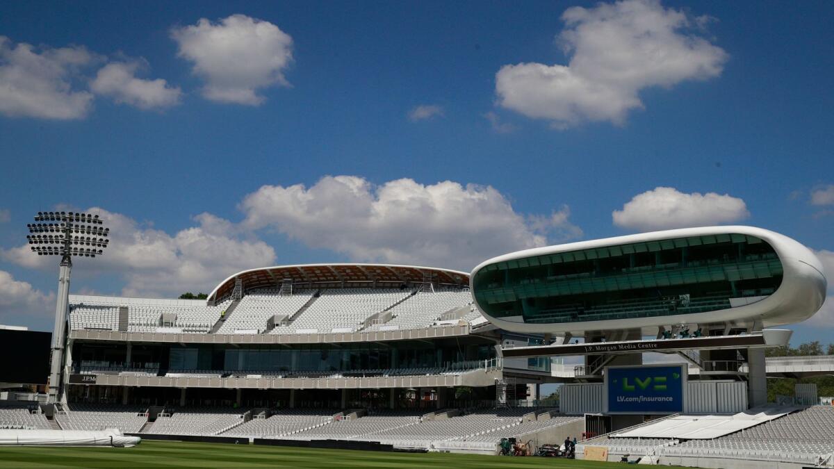 General view of Lord’s Cricket Ground in London. — AP