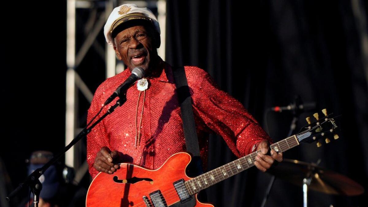 Music industry, Hollywood condole Chuck Berrys death