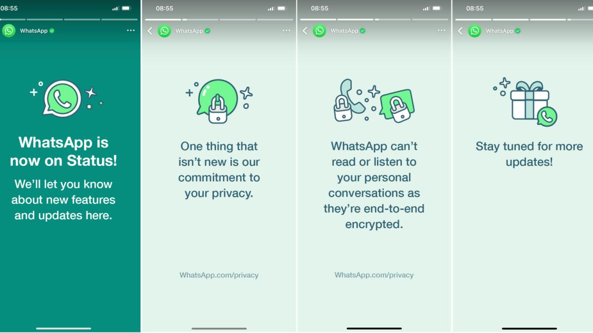 WhatsApp sent out four Status messages to allay concerns on its impending privacy policy shift.