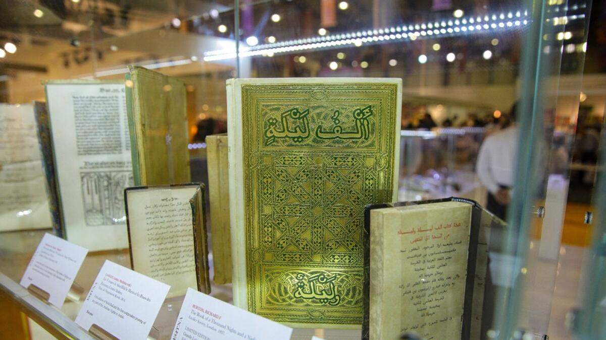 Rare antiquarian books worth millions of dollars draw crowds at Sharjah International Book Fair 2020.-Supplied photo