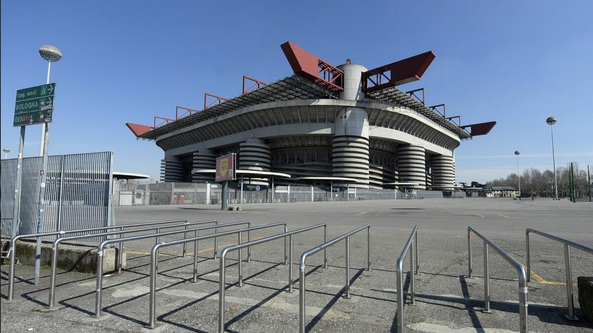 A view of the San Siro. - Reuters file
