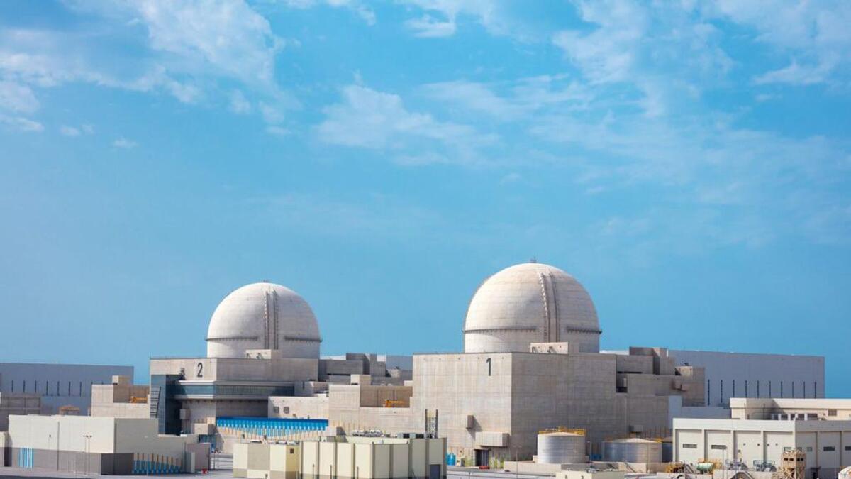 Barakah Nuclear Plant in Abu Dhabi. — File photo