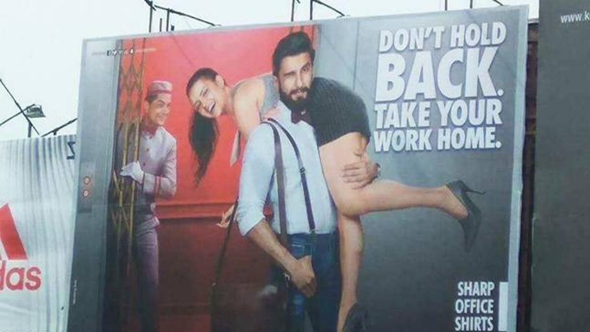 Ranveer Singh apologises for sexist ad