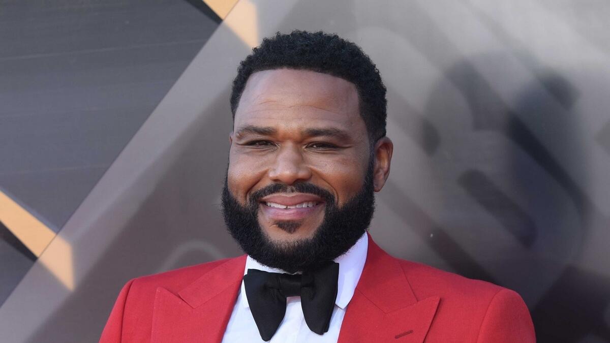 US actor and host of the awards show Anthony Anderson.-AFP