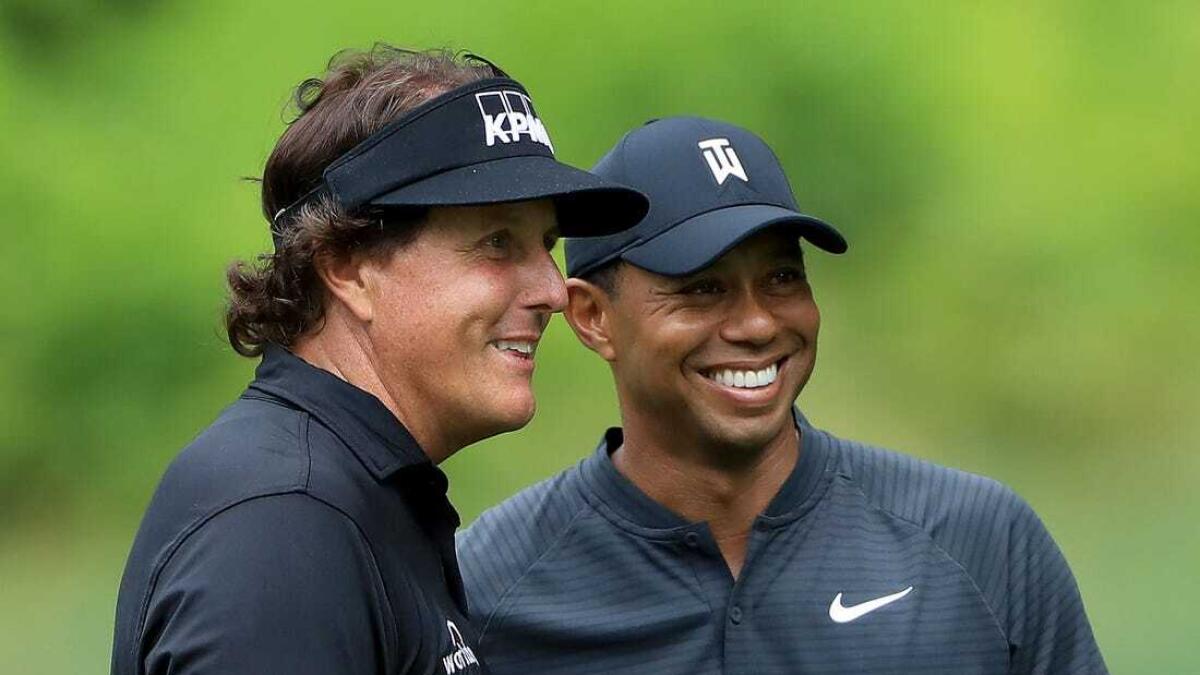 Woods and Mickelson are the two most successful golfers of their era