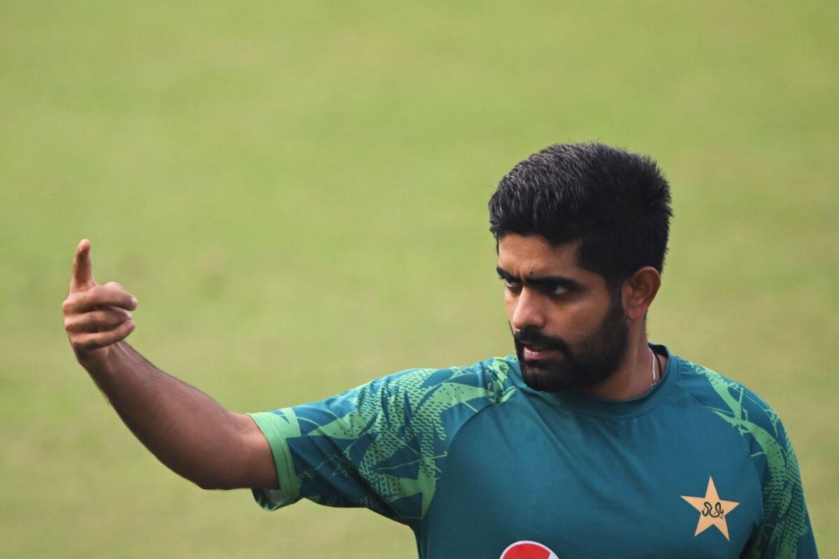 Pakistan captain Babar Azam. — AFP