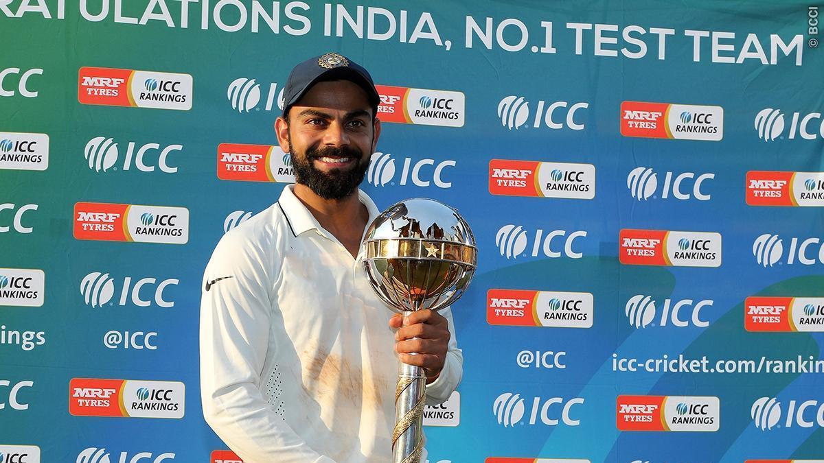 Kohli elated as India retain Test Championship Mace