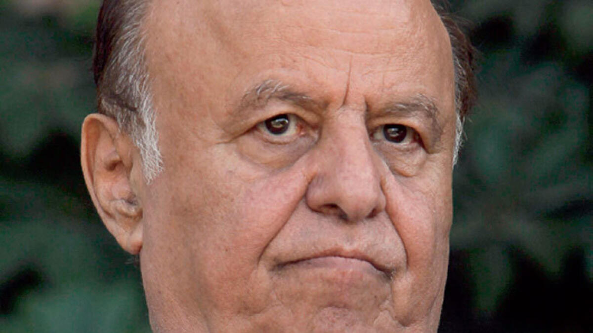 Hadi praises support  of Arab coalition