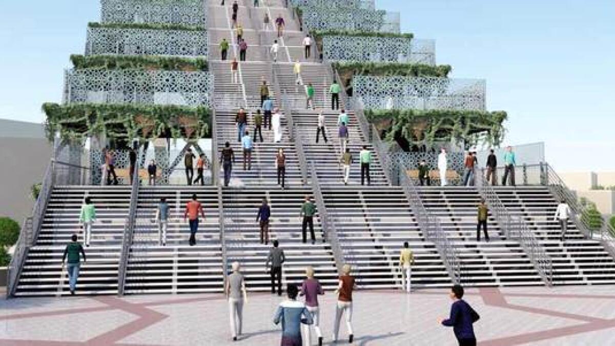 Dubai Steps to rise up to 100m height