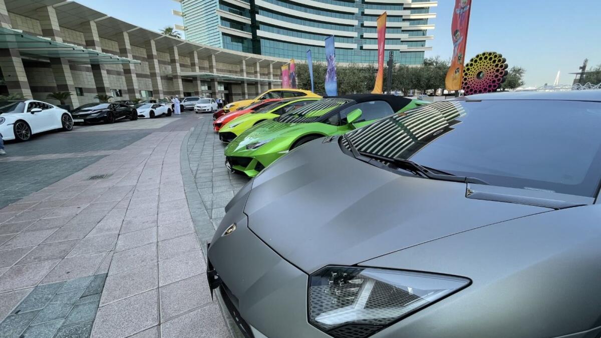 Look: 50 Lamborghinis vroom across UAE to mark 50th National Day – News
