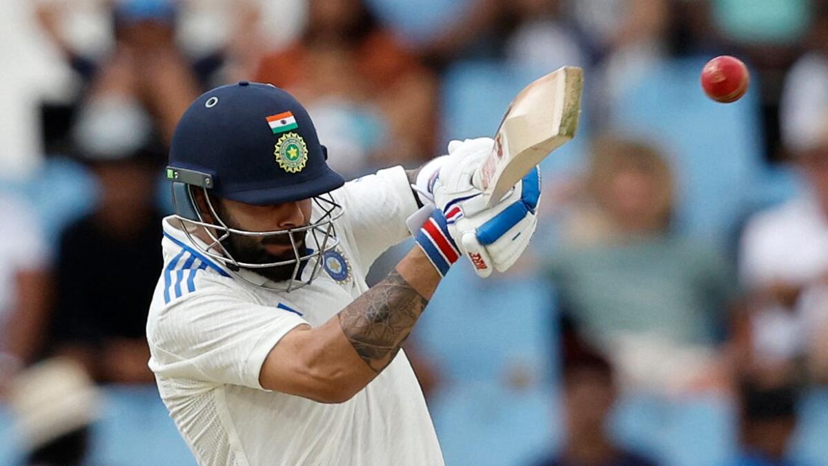 India's Virat Kohli provided any resistance during the first Test match against South Africa. - AFP