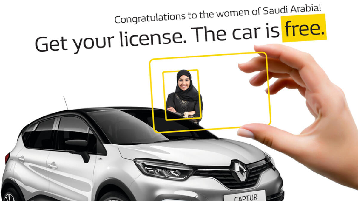 Renault to give away 7 free cars to Saudi women drivers