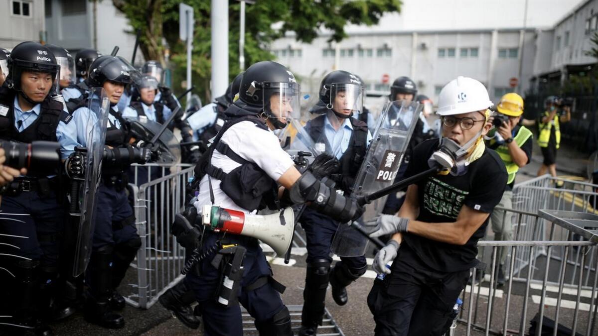 Protesters storm Hong Kong’s parliament as tension rises