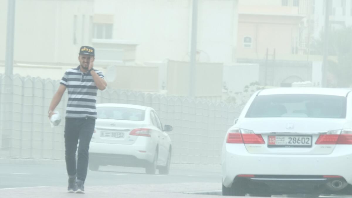 Warning issued in UAE as dusty weather causes low visibility 