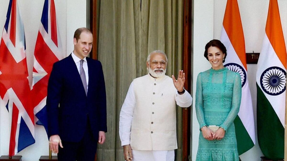 Watch: Modi meet Duke and Duchess of Cambridge