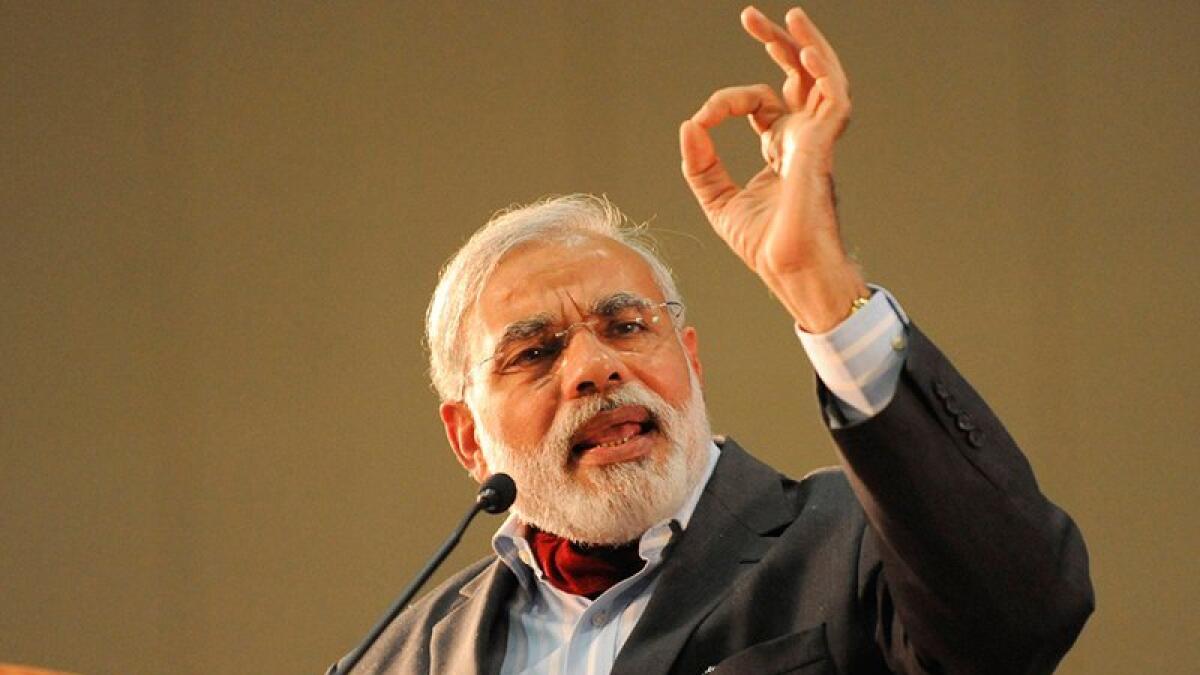 Blood and water cannot flow together, says Modi