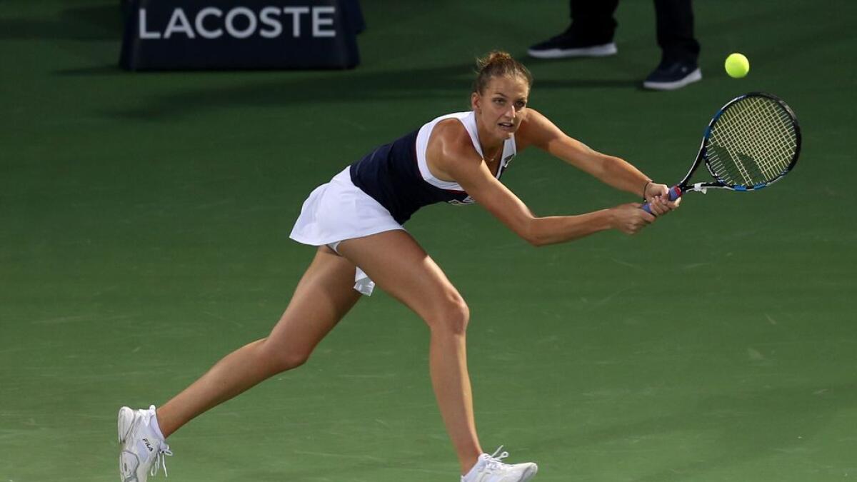 Tennis: I cant be winning everything, says Pliskova after her singles exit