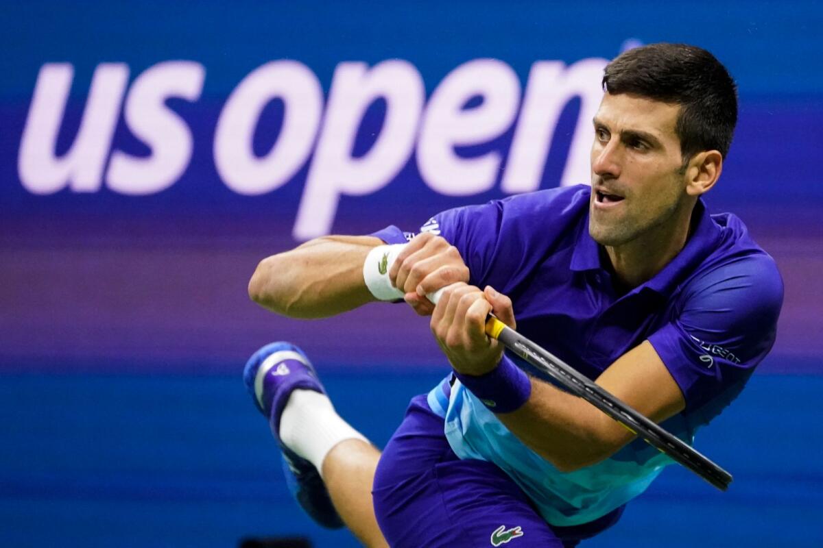 Novak Djokovic. — AP