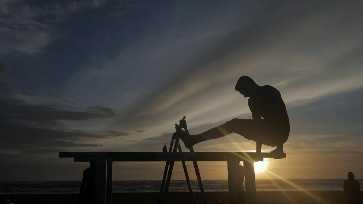 A man works out during sunset, amid concerns about the spread of the coronavirus disease (Covid-19), in Colombo, Sri Lanka. Photo: Reuters&lt;p&gt;&lt;/p&gt;&lt;p&gt;&lt;/p&gt;(Research: Mohammad Thanweeruddin/Khaleej Times)