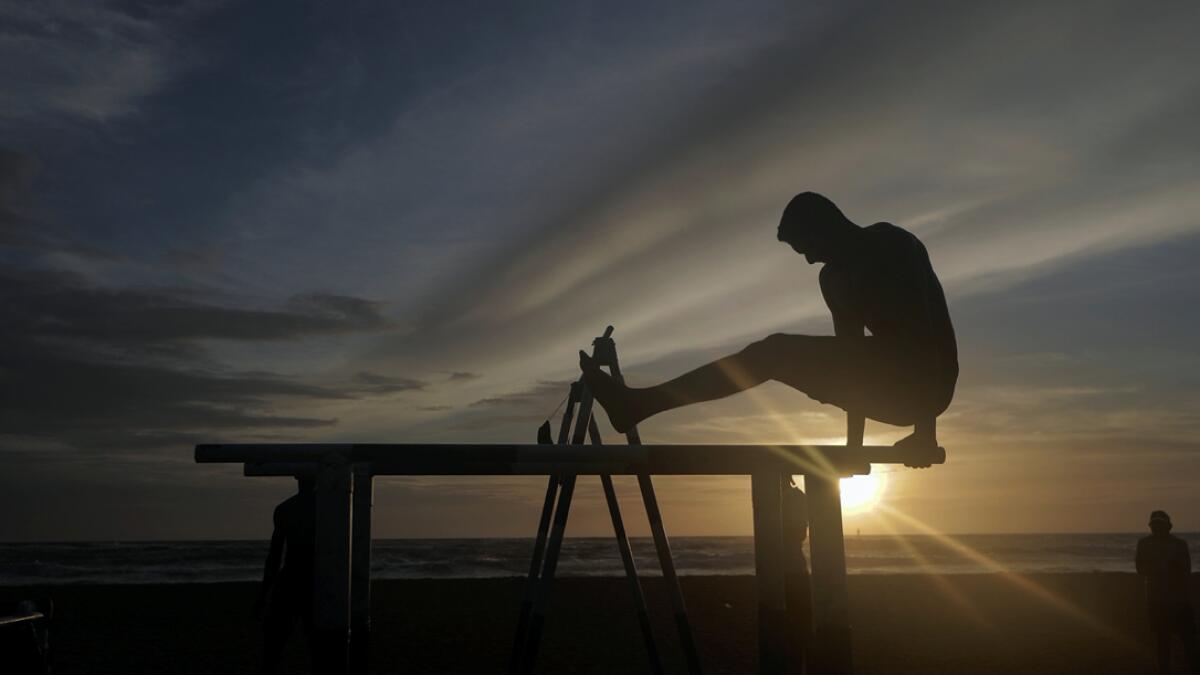 A man works out during sunset, amid concerns about the spread of the coronavirus disease (Covid-19), in Colombo, Sri Lanka. Photo: Reuters&lt;p&gt;&lt;/p&gt;&lt;p&gt;&lt;/p&gt;(Research: Mohammad Thanweeruddin/Khaleej Times)