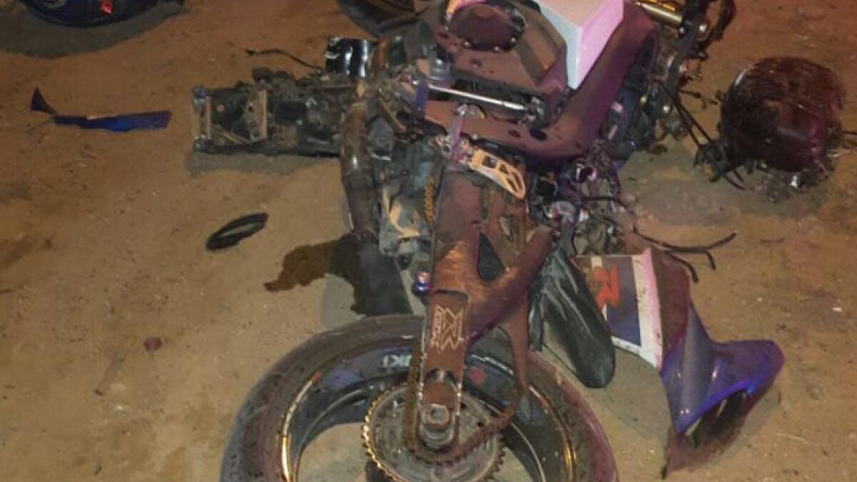 Overspeeding teen dies in UAE motorbike accident