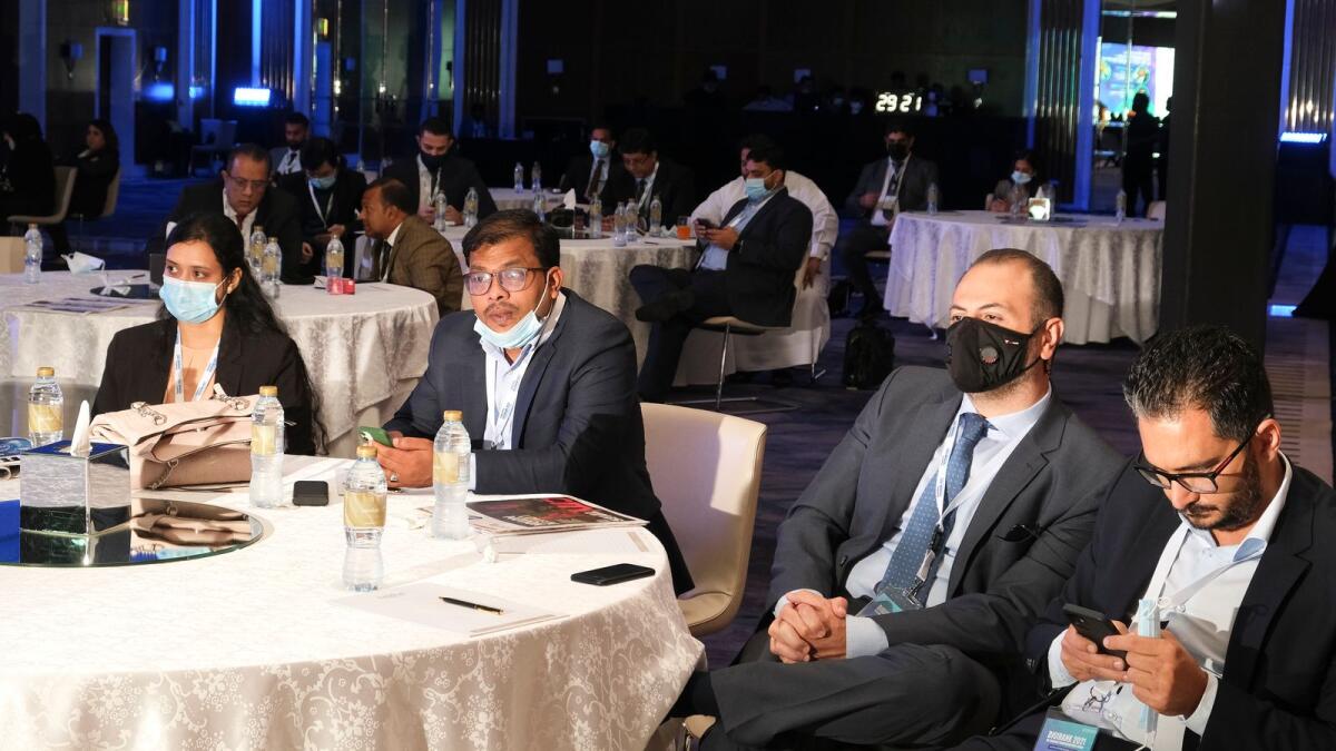 Delegates at the Digibank — banking transformation forum — organised by Khaleej Times in Dubai on Tuesday. — Photo by Shihab