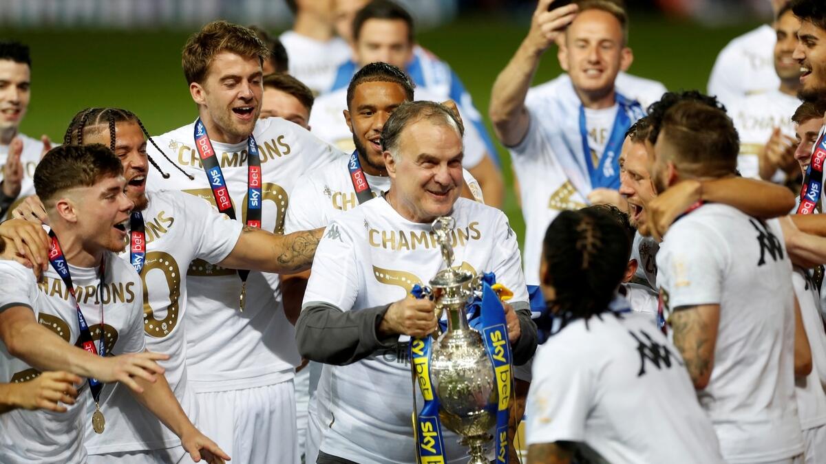 Leeds won the second-tier Championship by 10 points to secure their long-awaited promotion