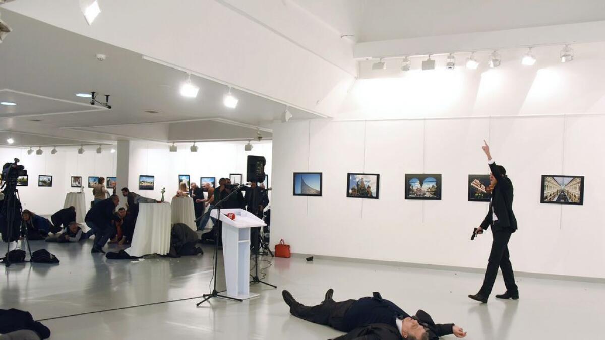 Watch: Unseen horrific clip of Russian ambassadors assassination emerges