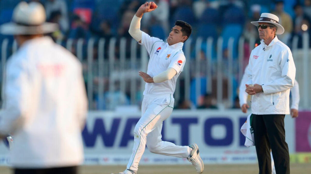 naseem shah, youngest, test, hat trick, cricket, youngest, record