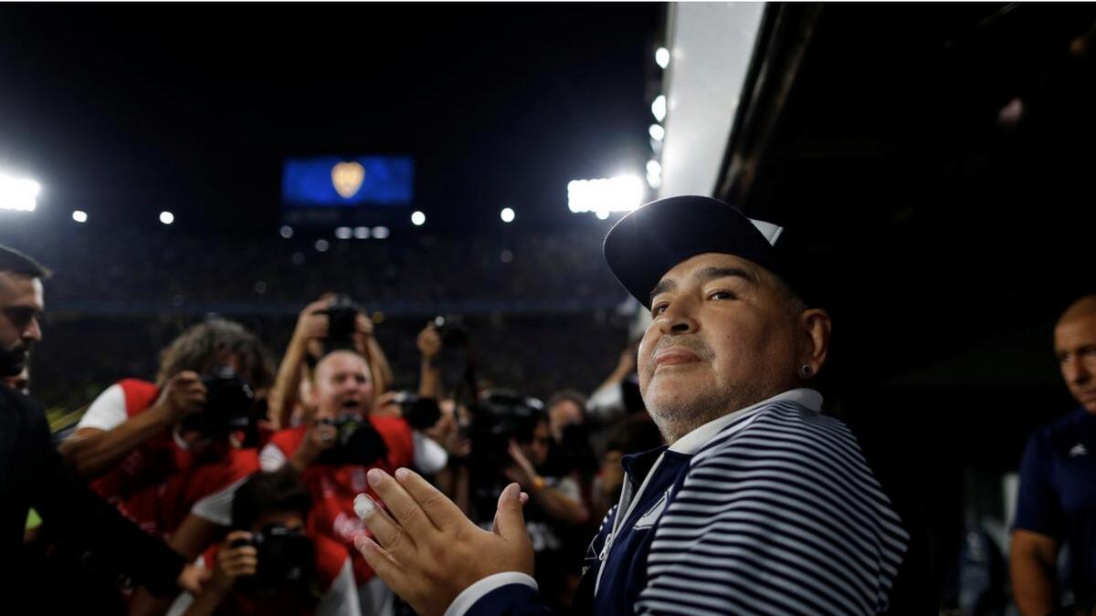 Football legend Diego Maradona. - Reuters file