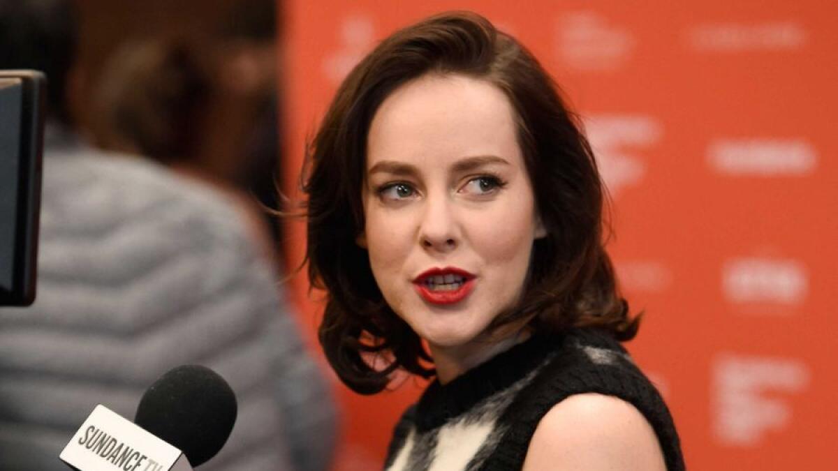 Jena Malone, a cast member in 'Lovesong,' is interviewed at the premiere of the film at the 2016 Sundance Film Festival in Park City, Utah.