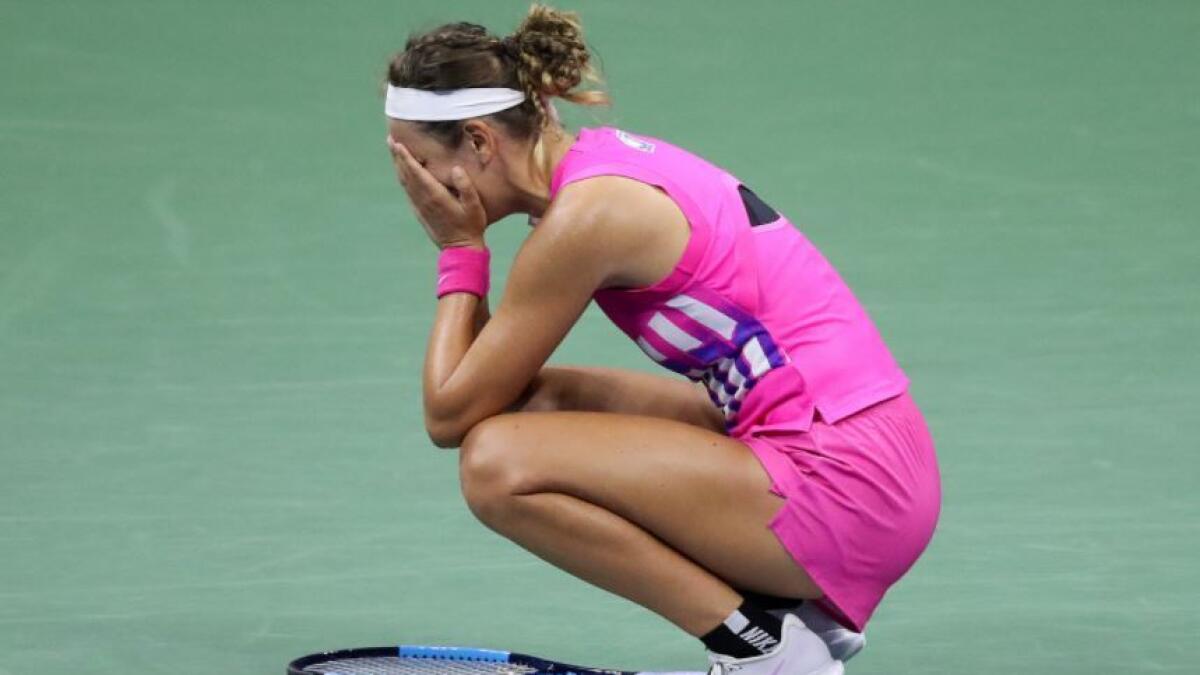 Azarenka, who had a son in December 2016, will bid to become only the fourth woman to win a singles Grand Slam in the Open era after having children (US Open Twitter)