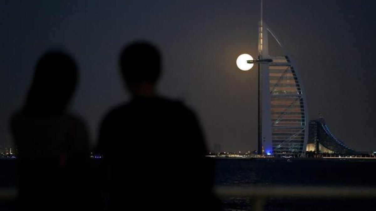 Spot Super Moon in UAE skies today