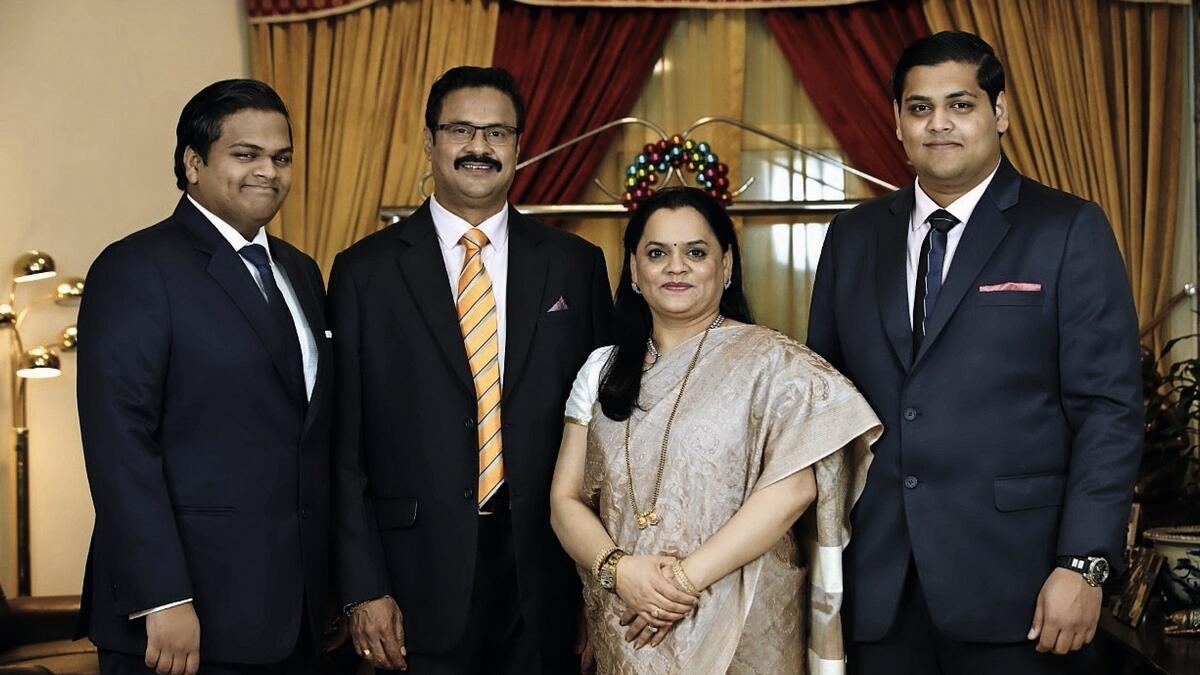 The Datar family â€” Rohit, Dhananjay, Vandana and Hrishikesh.