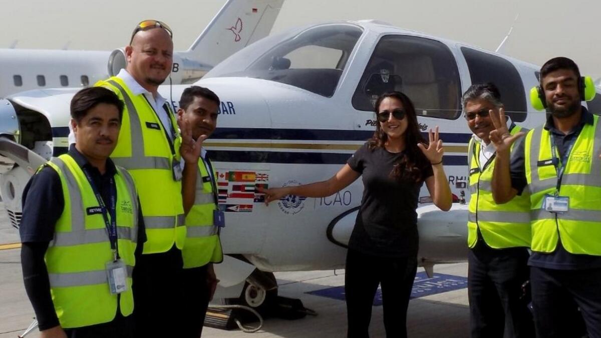 Afghan woman flying the world solo is now in Dubai