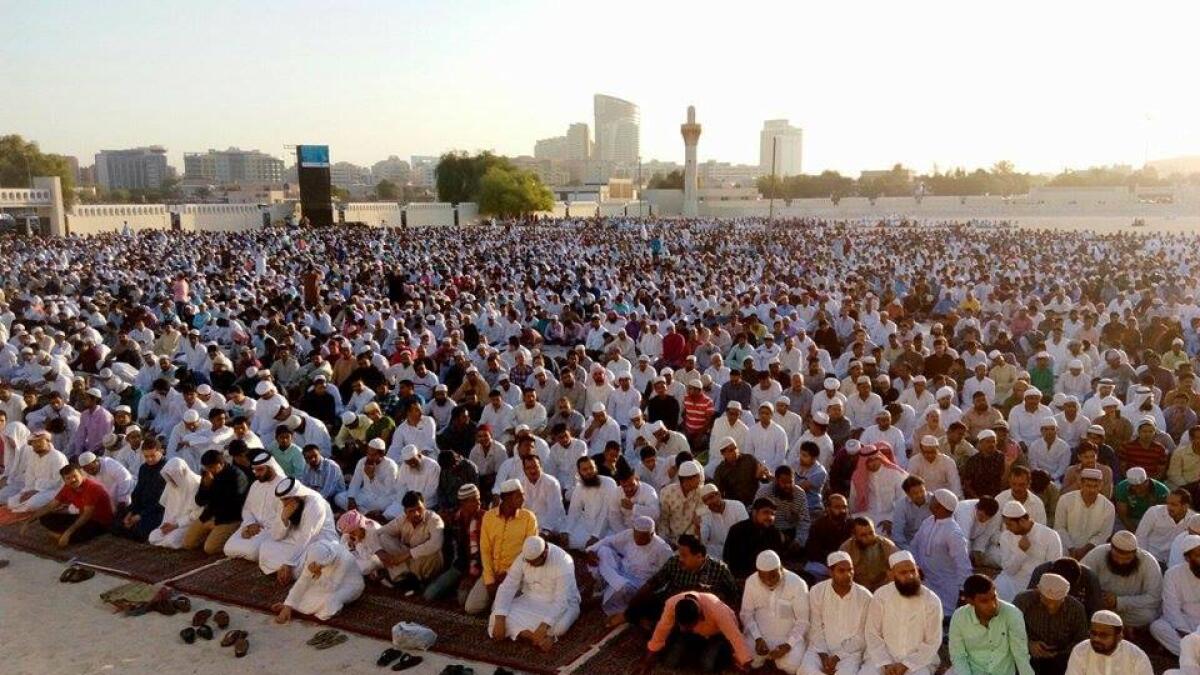 UAE rulers perform Eid Al Adha prayer