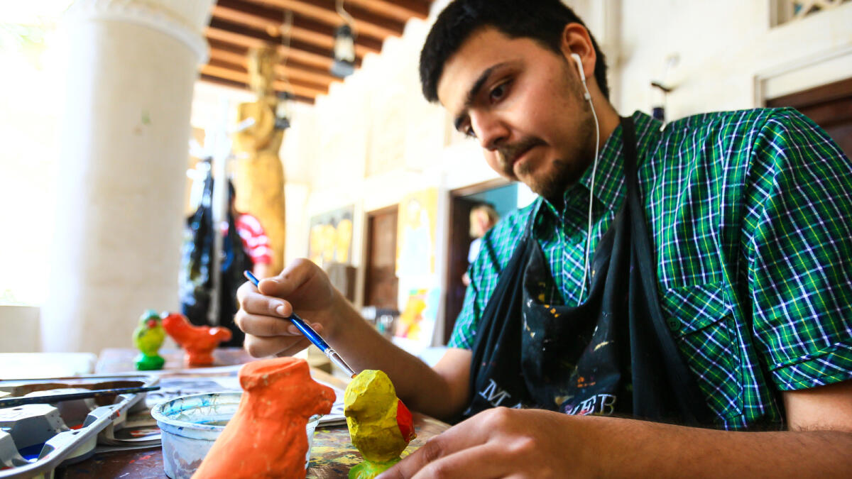A BEAUTIFUL MIND ... “Painting helps me to express myself. I’m an artist and I would like people to treat me as a normal human being with feelings like anyone else,” says Sharan Anil Budhrani, 25, India.